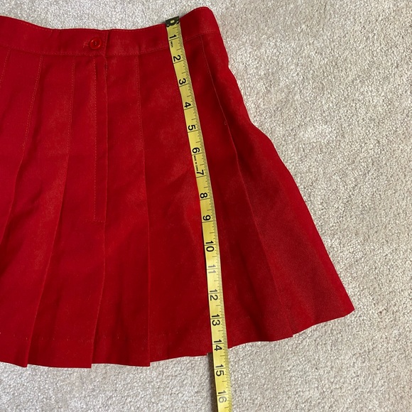 Team cheer  red cheerleading skirt size 4 - Picture 5 of 6